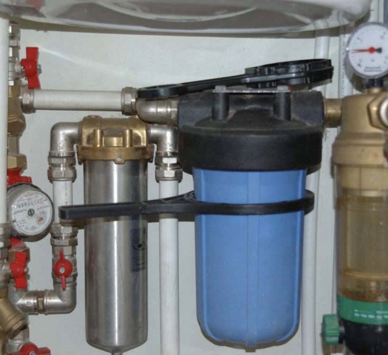 Установка магистрального фильтра Подключение магистрального фильтра