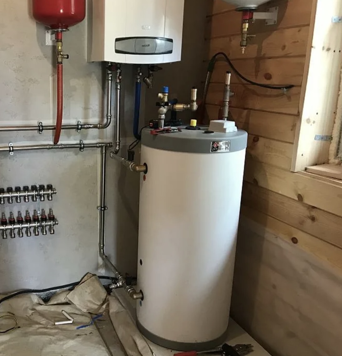 Установка бойлера косвенного нагрева Установка бойлера косвенного нагрева